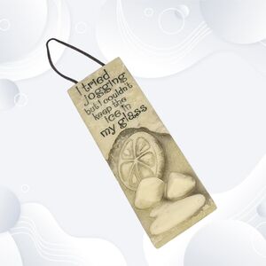 💥 $5 with any Purchase.  Humorous Lemon Wall Hanging